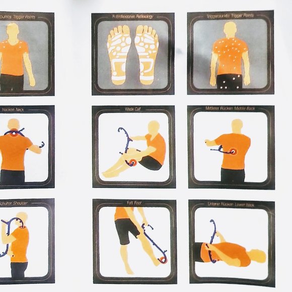 **NEW** UniForU Trigger Point Body Massager (Blue) - Picture 5 of 10